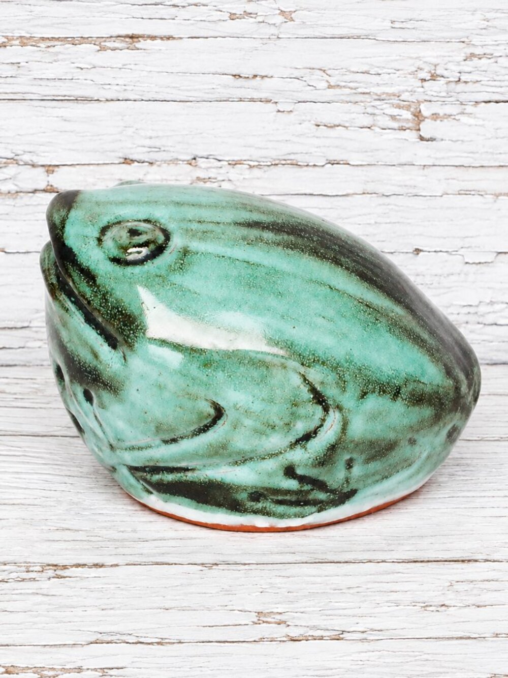 Hallstatt Austria Rare Frog Pottery Vintage Figurine Hand Painted Small Frog